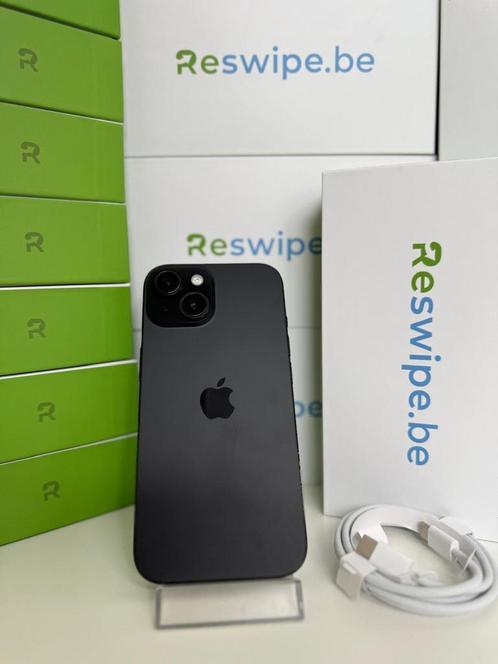 iPhone 15 Zwart 128Gb 256Gb 512GB +3 Jaar GARANTIE, Telecommunicatie, Mobiele telefoons | Apple iPhone, Zonder abonnement, 128 GB