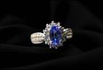Zonder Minimumprijs - Ring Zilver - 0.36ct. tw. Tanzaniet -, Nieuw