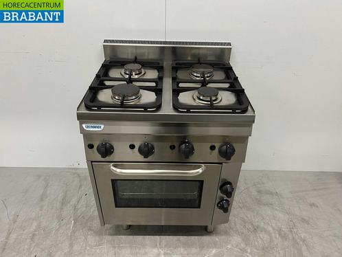 RVS Tecnoinox Fornuis 4 pitten met oven 70 cm GAS Horeca, Zakelijke goederen, Horeca | Keukenapparatuur, Ophalen of Verzenden