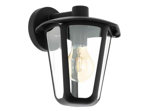 Veiling - EGLO Monreale wandlamp buiten E27 IP44 zwart, Tuin en Terras, Buitenverlichting, Gebruikt