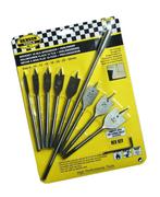 Set van 8 speedboren voor hout, met verlengstuk (6-32 mm), Doe-het-zelf en Bouw, Verzenden, Nieuw