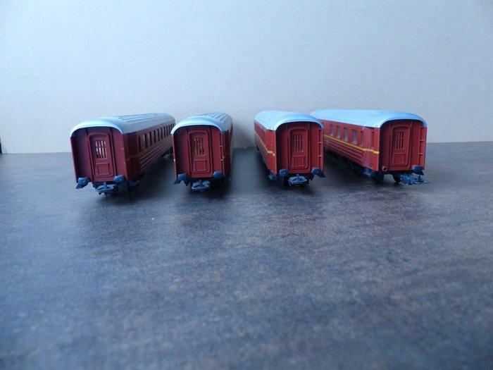Lima H0 - Modeltrein personenwagen (4) - 4x, Hobby & Loisirs créatifs, Trains miniatures | HO