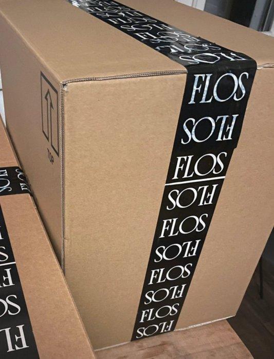 Flos - Achille Castiglioni - Lampe - Arco - Marbre, Acier,, Antiquités & Art, Antiquités | Éclairage