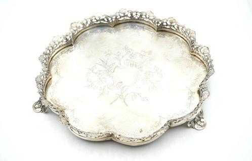 Plateau décoratif - Portugal, Antiek en Kunst, Antiek | Zilver en Goud