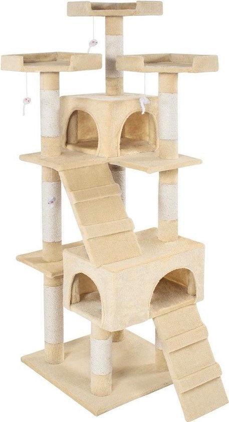 2dekans | Krabpaal Barney - beige, Dieren en Toebehoren, Katten-accessoires, Ophalen of Verzenden