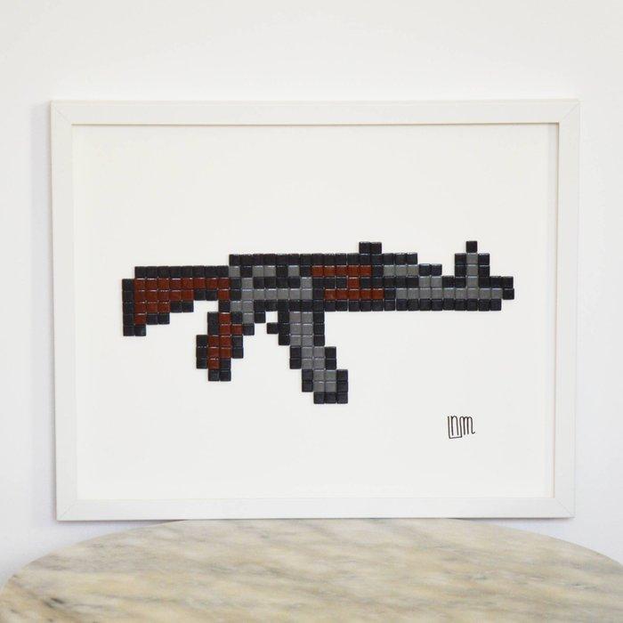 nLm - AK-47, Mosaic, Antiek en Kunst, Kunst | Designobjecten