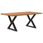 vidaXL Eettafel rechthoekig 180x100x74 cm massief eikenhout, Huis en Inrichting, Verzenden, Nieuw