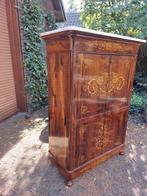 Armoire de bureau - Bois de violette, Bois, Marbre, Antiek en Kunst, Antiek | Overige Antiek
