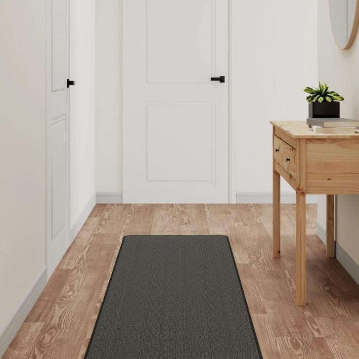 vidaXL Tapijtloper 50x300 cm sisal-look antracietkleurig, Huis en Inrichting, Stoffering | Tapijten en Vloerkleden, Nieuw, Verzenden