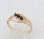 Sans prix de réserve - Bague - 18 carats Or jaune Saphir