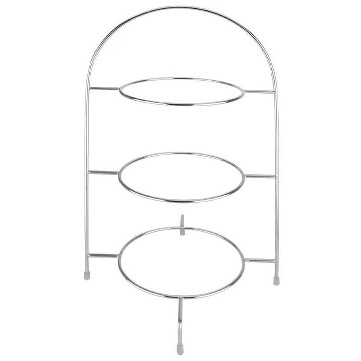 Etagère | Chroom | 3x Ø270mm | 295x290x490(h)mm Olympia, Zakelijke goederen, Horeca | Keukenapparatuur, Nieuw in verpakking, Verzenden