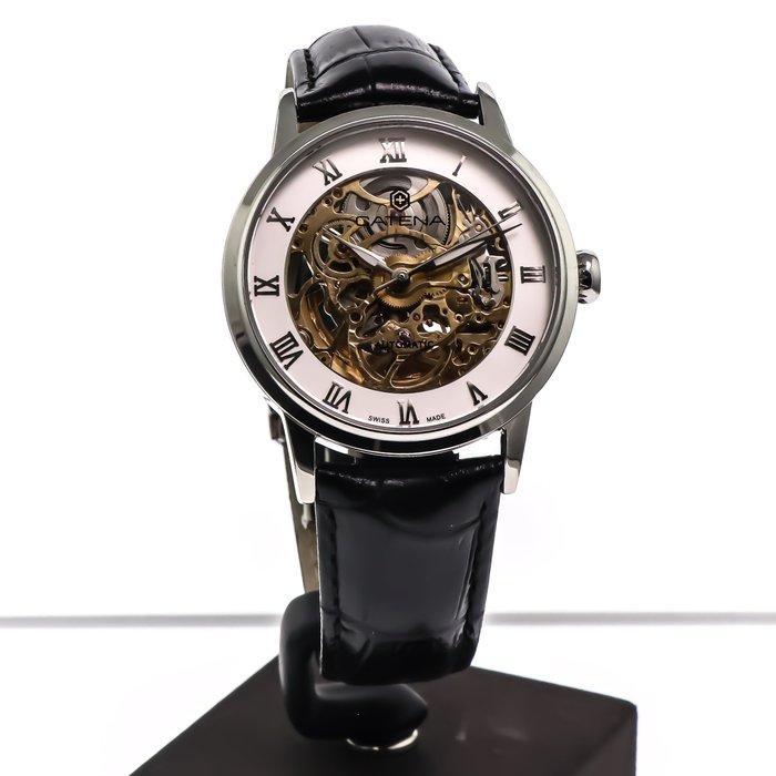 Catena - Skeleton Automatic Swiss Made Watch - CA018-BU -, Bijoux, Sacs & Beauté, Montres | Hommes