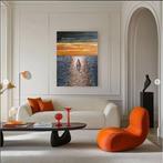 Jasmin Navoyan - GOLDEN HORIZON / Sailboat, Sea series, Antiquités & Art, Art | Peinture | Moderne