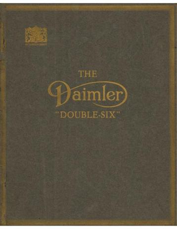 1928 DAIMLER DOUBLE-SIX BROCHURE ENGELS