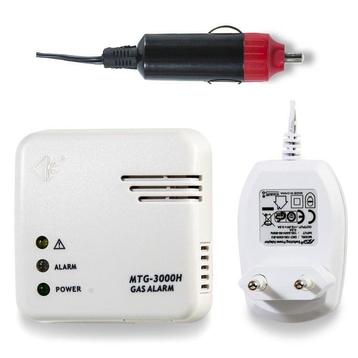 Fito 12V gasmelder incl. adapter en aanstekerplug, Verzenden