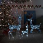 vidaXL Famille de rennes de décoration Acrylique 300 LED, Verzenden