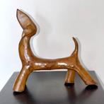 Abdoulaye Derme - sculptuur, Chien - 23.5 cm - Brons