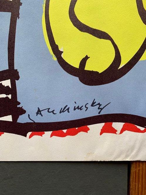 Alechinsky - Roland Garros 1988 - Jaren 1980, Antiek en Kunst, Kunst | Tekeningen en Fotografie