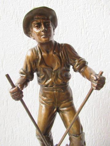 Statue, De smid - 45 cm - Régule - 1900