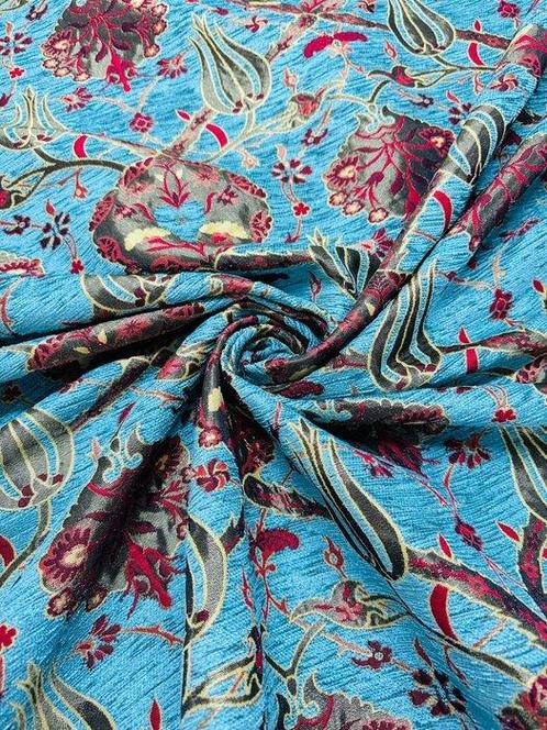 Tissu dameublement en velours de luxe - Tissu d’ameublement, Antiek en Kunst, Antiek | Tapijten, Tafelkleden en Textiel