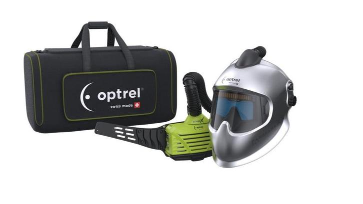 Optrel laskap Panoramaxx CLT Zilver met E3000 verse lucht mo, Doe-het-zelf en Bouw, Gereedschap | Lasapparaten, Ophalen of Verzenden