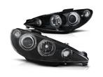 Koplamp units met Angel Eyes geschikt voor Peugeot 206, Auto-onderdelen, Verzenden, Nieuw, Peugeot