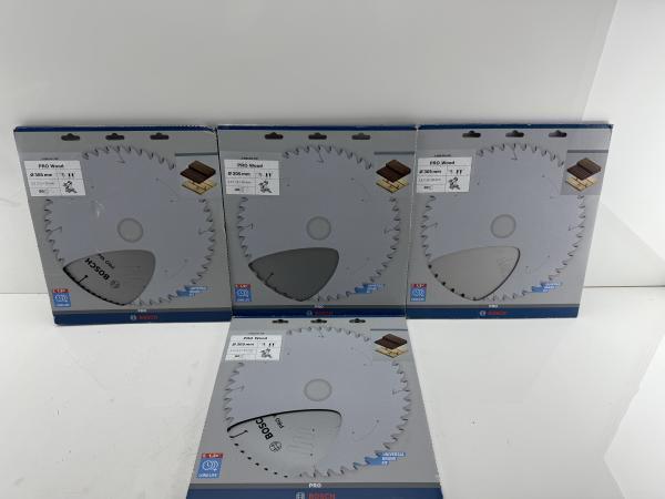 Veiling - 4x Bosch Pro Wood Zaagblad 2608640440, Doe-het-zelf en Bouw, Gereedschap | Zaagmachines, Nieuw