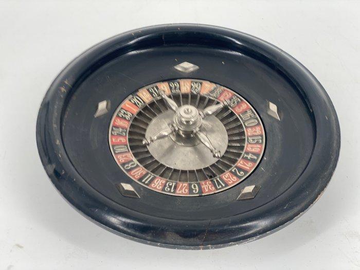 antieke roulette! - Table de jeux - Bois - Roulette, Antiquités & Art, Curiosités & Brocante