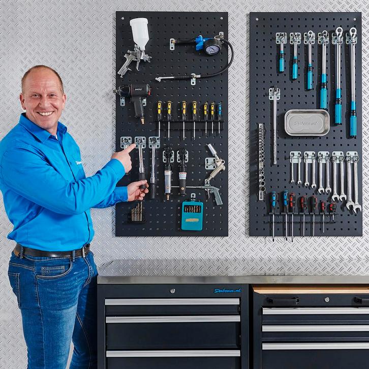 Datona Gereedschapsbord 122 x 61 cm (2 stuks) - Datona -, Doe-het-zelf en Bouw, Werkbanken, Ophalen of Verzenden