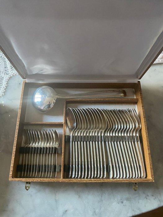 Bestekset voor 12 personen (37) - Verzilverd, Antiek en Kunst, Antiek | Meubels | Tafels