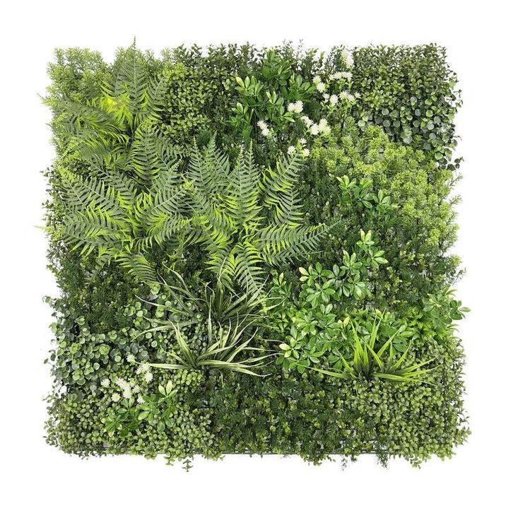 Mur végétal artificiel premium avec fleurs - 4 pièces | 1 m², Maison & Meubles, Accessoires pour la Maison | Autre, Neuf, Envoi