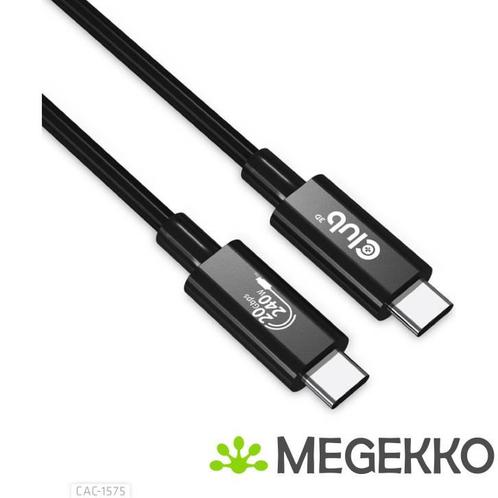 CLUB3D USB4 Gen2x2 Type-C Bi-Directional Cable 4K60Hz, Data, Computers en Software, Overige Computers en Software, Nieuw, Verzenden
