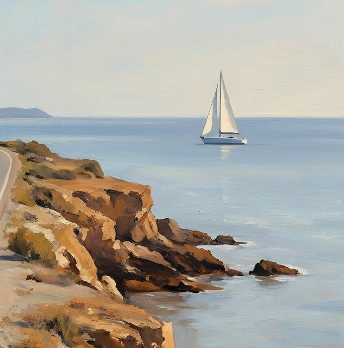 Le Yack - Where the Road Hesitates - Hand signed, Antiek en Kunst, Kunst | Designobjecten