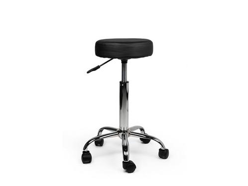 Tabouret Zwart - Standaard Zithoogte, Huis en Inrichting, Krukjes, Nieuw, In hoogte verstelbaar