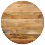Tafelblad Mangohout Rond | Retour Deal | 90cm -35%, Huis en Inrichting, 50 tot 100 cm, Verzenden, Rond, Nieuw