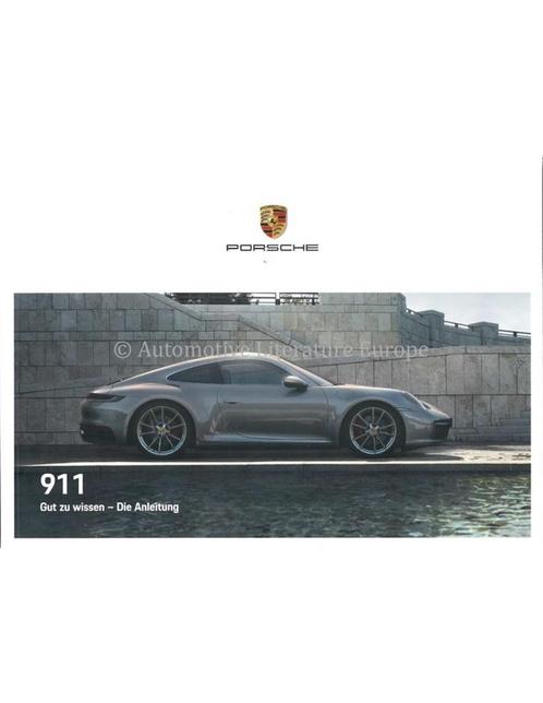 2020 PORSCHE 911 CARRERA INSTRUCTIEBOEKJE DUITS, Auto diversen, Handleidingen en Instructieboekjes