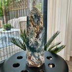 Agate mousse Grande tour finement polie en agate mousse -