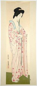 Vrouw die een nagajuban draagt () door Hashiguchi