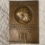 France. Plaquette GODART, Justin. 1930 (v. Jean Chorel), Postzegels en Munten, Munten en Bankbiljetten | Toebehoren