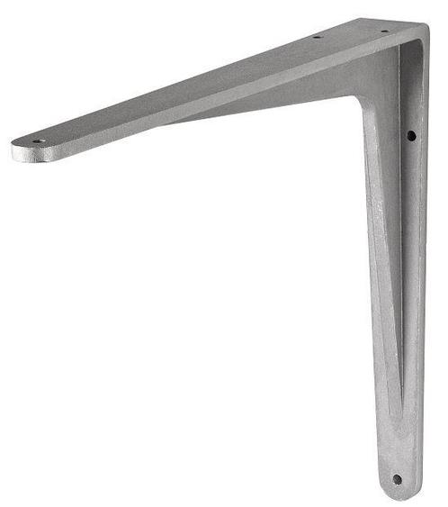 Plankdrager Herakles aluminium zilver 400x350 mm, Huis en Inrichting, Kasten | Wandmeubels, Nieuw, Overige materialen