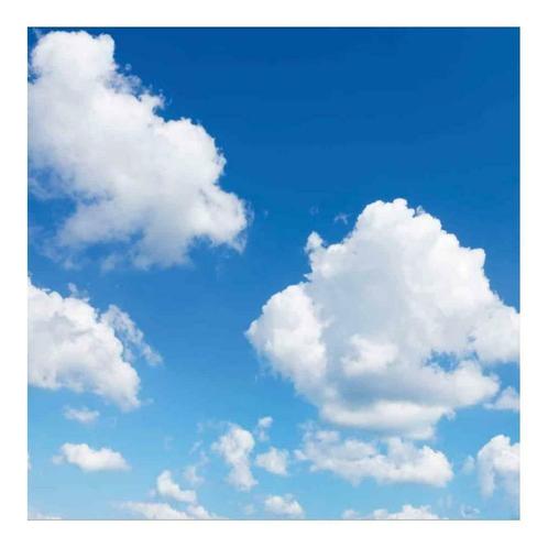 Wolkenplafond | Fotoprint | 1 paneel | 60x60 cm, Huis en Inrichting, Lampen | Overige, Nieuw, Verzenden