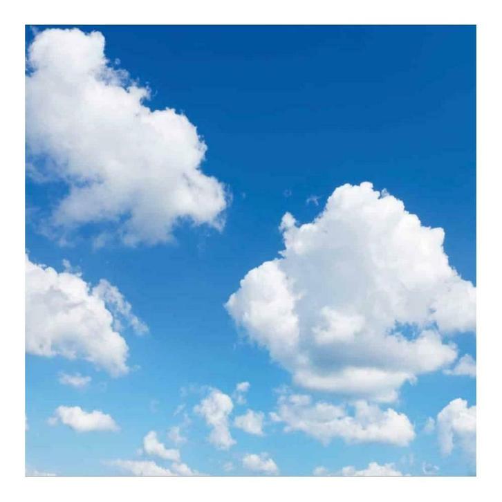 Wolkenplafond | Fotoprint | 1 paneel | 60x60 cm, Huis en Inrichting, Lampen | Overige, Nieuw, Verzenden