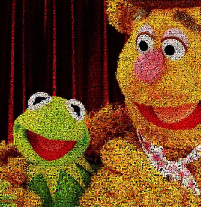 David Law (1967) - Fozzie & Kermit II - Muppets Show, Antiek en Kunst, Kunst | Designobjecten