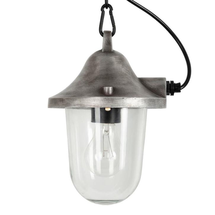 Buitenverlichting plafond & veranda Hull kettinglamp grijs, Tuin en Terras, Buitenverlichting, Verzenden