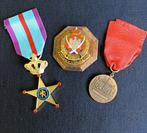 Algerije, Jordanië, België - Medaille, Verzamelen, Militaria | Algemeen
