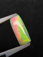 1.63ct Natural White Opal Cabochon - Hoogte: 13.1 mm -, Verzamelen, Mineralen en Fossielen