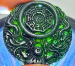Nefriet natuurlijk (130 stuks) Twee draken en Yin-Yang.