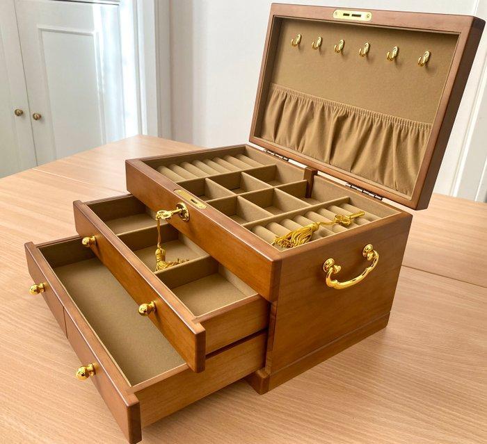 Sieradendoos - Hout - Sieradenkist, Antiek en Kunst, Kunst | Designobjecten