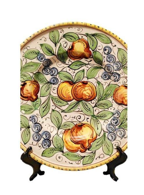 Deruta - Volpi - Bord - Keramiek - Italiaanse keramiek, Antiek en Kunst, Antiek | Glaswerk en Kristal
