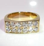 Ring - 14 karaat Geel goud -  1.10ct. tw. Diamant